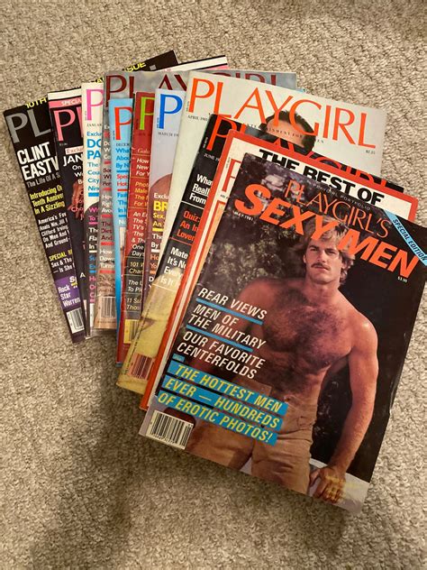 Playgirl Magazine: Now and Then [PHOTOS]